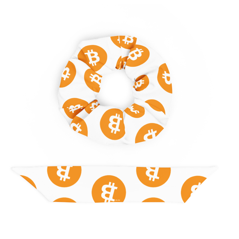 Bitcoin Recycled Scrunchie