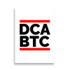 DCA BTC Poster