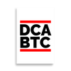 DCA BTC Poster