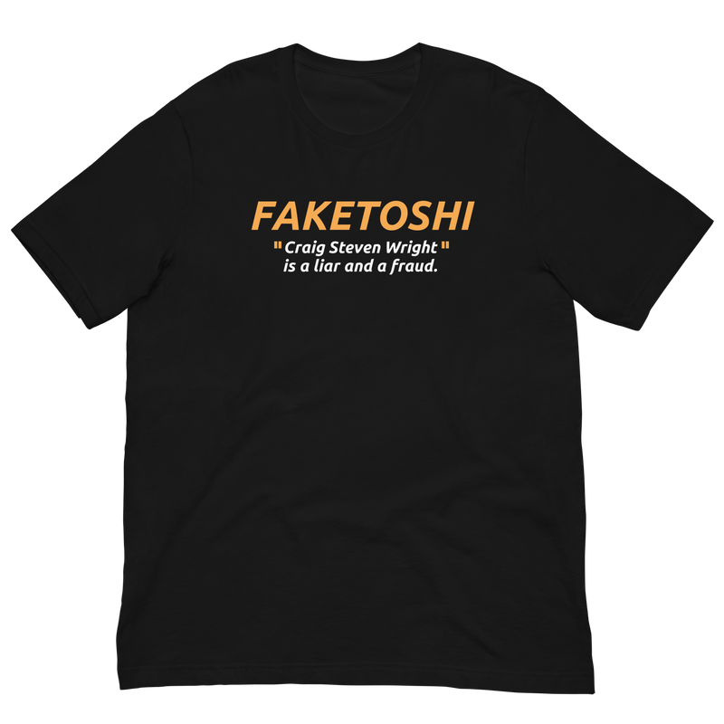 Faketoshi Shirt